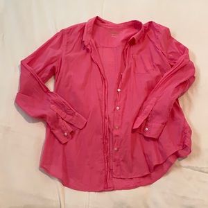 Lilly Pulitzer Cotton Button Down Top XL